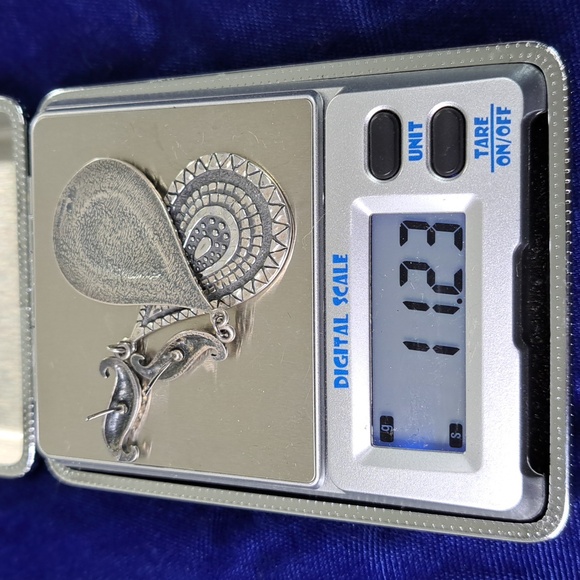 Tear Drop Dangle Earrings Sterling Silver Earrings - Picture 11 of 13